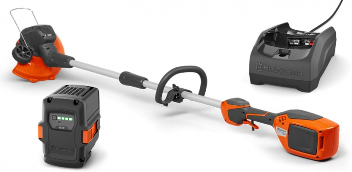 Husqvarna 110iL FLXi Battery Trimmer + B70 & C80 in the group Forest and Garden Products / Grass Trimmers / Battery powered grass trimmers at Motorsågsbutiken (9705312-02)