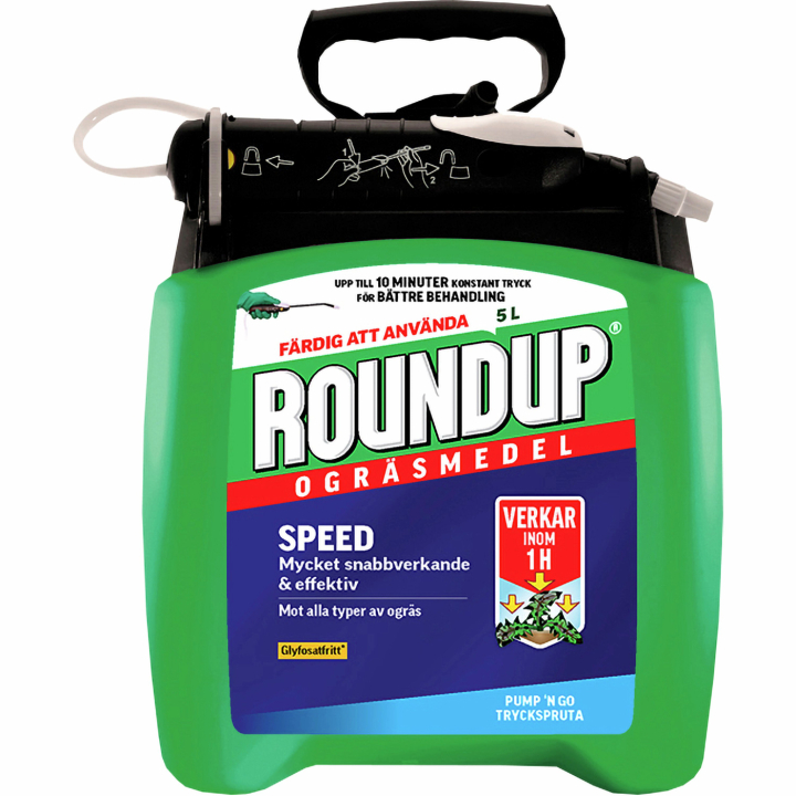 Roundup Speed Pump'n Go 5L in the group Forest and Garden Products / Grass seeds and fertilizer / Cultivation at Motorsågsbutiken (42164)