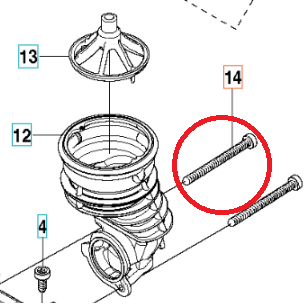 Screw 5019718-02 in the group  at Motorsågsbutiken (5019718-02)