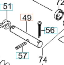 Control shaft in the group  at Motorsågsbutiken (5024522-01)