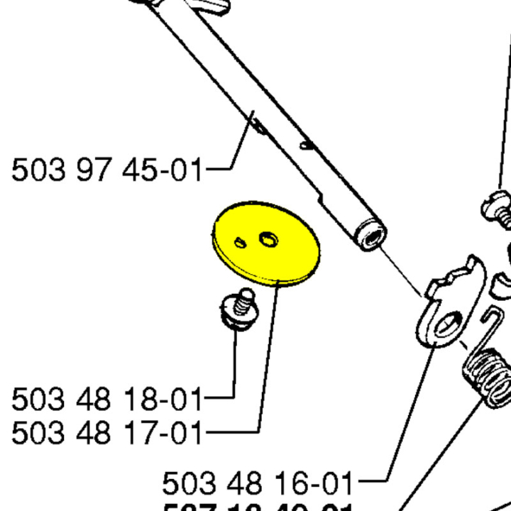 Choke Disc 5034817-01 in the group Husqvarna Chainsaw 5-series /  at Motorsågsbutiken (5034817-01)