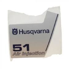 Decal Husqvarna 51 5036197-04 in the group  at Motorsågsbutiken (5036197-04)