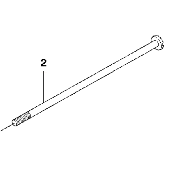 Screw M5X192 in the group  at Motorsågsbutiken (5055303-11)