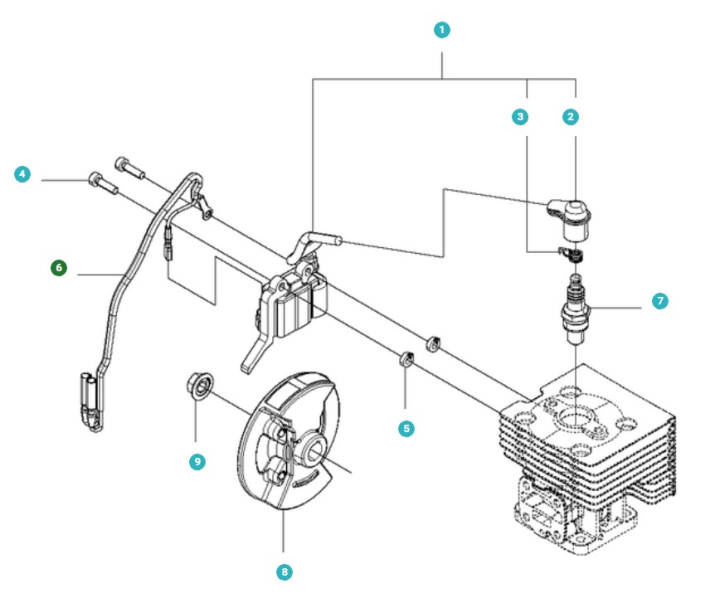 Wiring harness in the group  at Motorsågsbutiken (5113941-01)