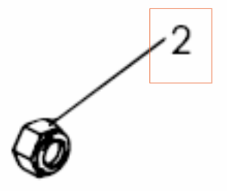 Nut 5196534-58 in the group  at Motorsågsbutiken (5196534-58)