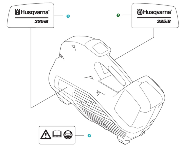 Decal Product Decal Right 325I in the group  at Motorsågsbutiken (5296339-01)