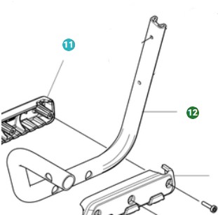 Frame Assy Right Bumper in the group  at Motorsågsbutiken (5310169-01)