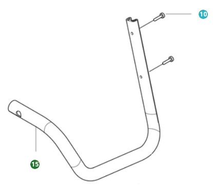 Frame Assy Left Bumper in the group  at Motorsågsbutiken (5310179-01)