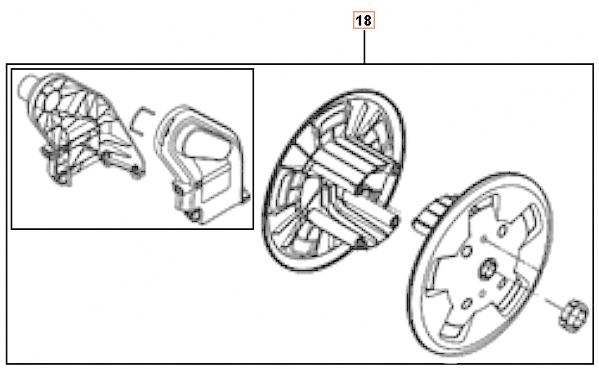 Reel Hose Reel Kit 5312405-01 in the group  at Motorsågsbutiken (5312405-01)