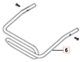 Reel Hose Guide Hose Guide 5312776-01 in the group  at Motorsågsbutiken (5312776-01)