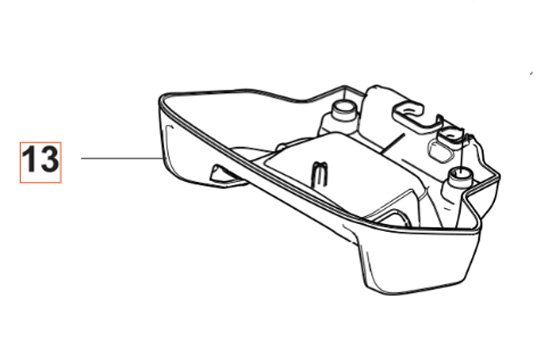 Charging station lower cover in the group Automower 430X Nera - 2023 at Motorsågsbutiken (5314227-01)