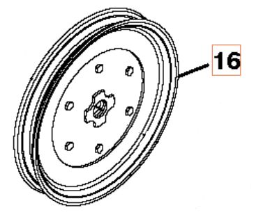 Pulley 5321451-02 in the group  at Motorsågsbutiken (5321451-02)