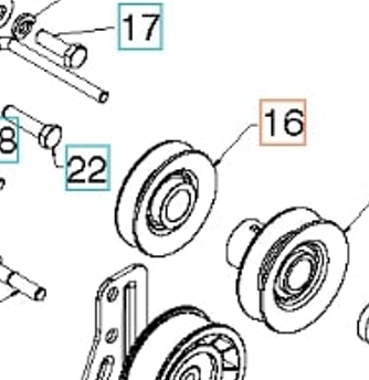 Pulley 5324264-90 in the group  at Motorsågsbutiken (5324264-90)