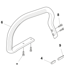 Front Handle 240I Chain Saw 5365581-01 in the group  at Motorsågsbutiken (5365581-01)