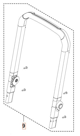 Foldable Handle 5460922-01 in the group  at Motorsågsbutiken (5460922-01)