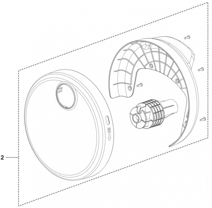 Cover Hose Reel Covers And Axl 5460926-01 in the group  at Motorsågsbutiken (5460926-01)