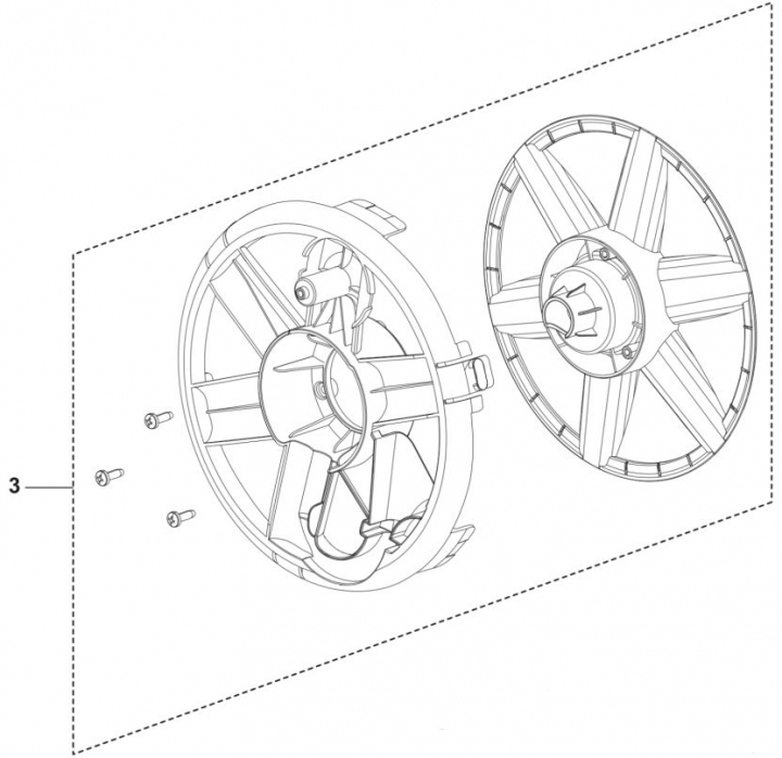 Hose Reel Support 5460927-01 in the group  at Motorsågsbutiken (5460927-01)