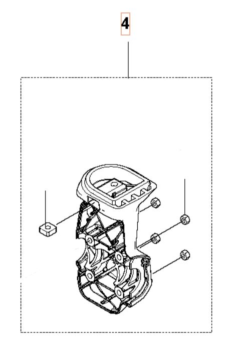 Handlebar Bracket Assy 5914715-02 in the group  at Motorsågsbutiken (5914715-02)