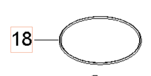 O-Ring 80X2 Nitrile 70 Shore 5926176-66 in the group  at Motorsågsbutiken (5926176-66)