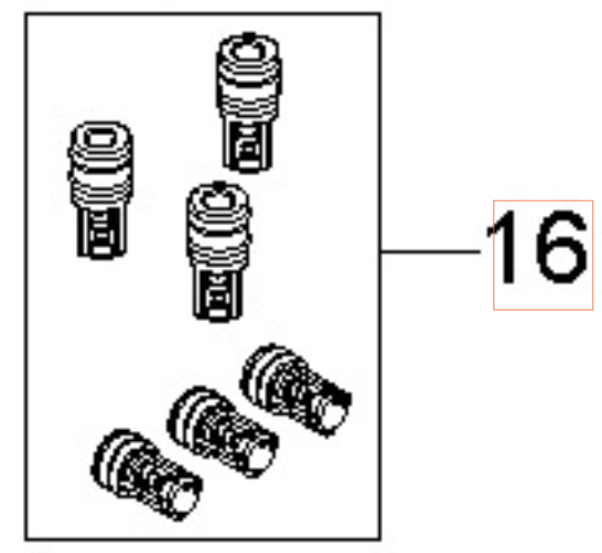 Valve Suction And Pressure Well 5926176-99 in the group  at Motorsågsbutiken (5926176-99)