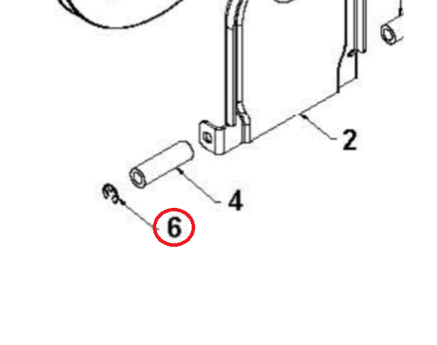 Lock Ring E-Ring 5958411-01 in the group  at Motorsågsbutiken (5958411-01)