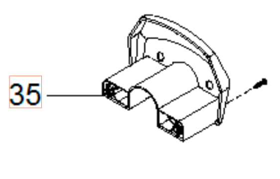 Hose Hook Attachment Dark Gray 5960244-01 in the group  at Motorsågsbutiken (5960244-01)