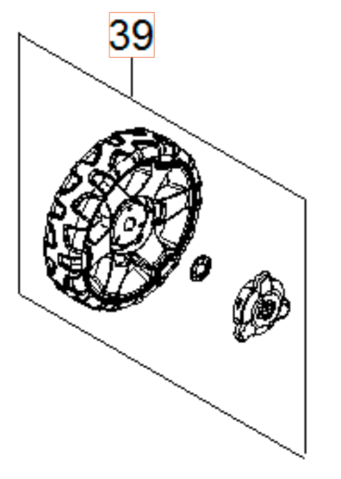 Wheel Kit D175 5960277-01 in the group  at Motorsågsbutiken (5960277-01)