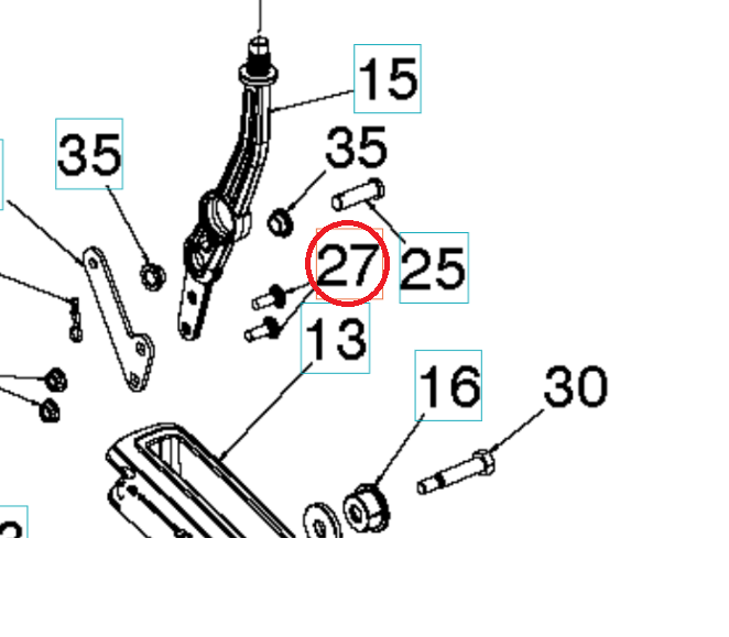 Screw 5962384-01 in the group  at Motorsågsbutiken (5962384-01)