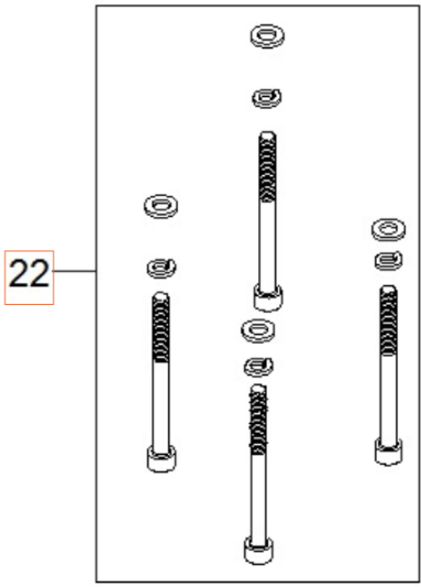 Screw M6X70 Din 912 4Pcs 5962888-01 in the group  at Motorsågsbutiken (5962888-01)