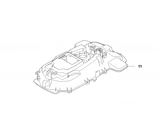 Chassis Upper in the group Automower 305 - 2022 at Motorsågsbutiken (5965294-01)