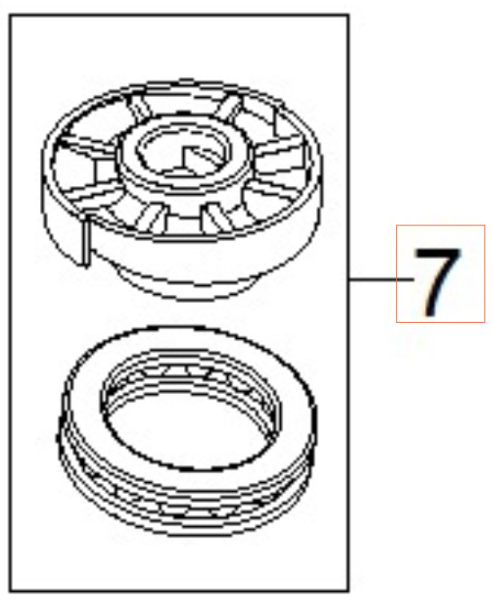 Disc Wobble Disc 8.1° 5976470-01 in the group  at Motorsågsbutiken (5976470-01)