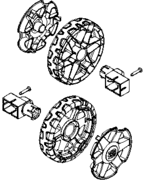 Wheel Kit 5978586-01 in the group  at Motorsågsbutiken (5978586-01)