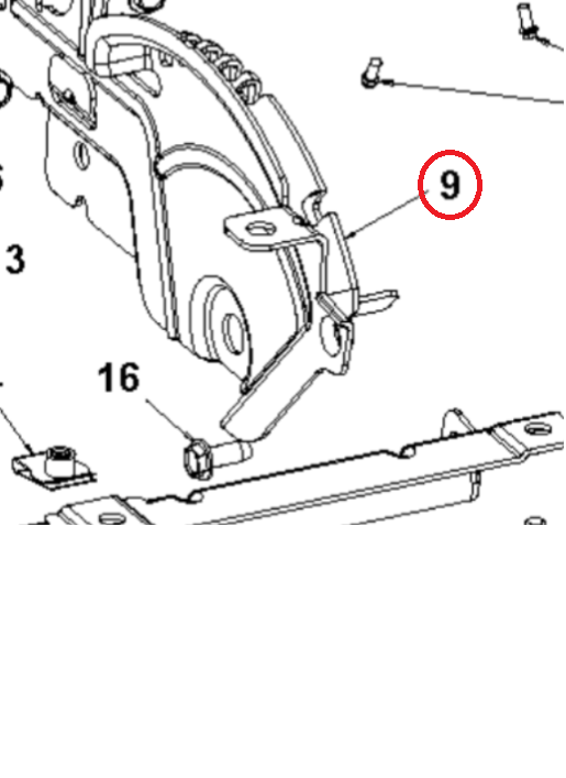 Bracket Assy,Weldment,Speed Co 5979922-02 in the group  at Motorsågsbutiken (5979922-02)