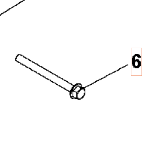 Screw Hm8X90Z Din 6921 Notched 5986755-01 in the group  at Motorsågsbutiken (5986755-01)