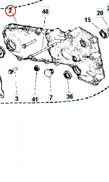 Engine Head Crankcase Right 5986763-01 in the group  at Motorsågsbutiken (5986763-01)