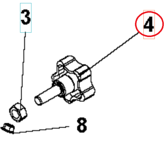 Knob Em 15-540-50 M10 30 5986781-01 in the group  at Motorsågsbutiken (5986781-01)