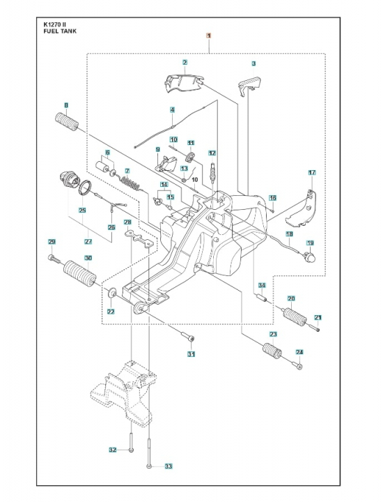 Fuel Tank Assy in the group  at Motorsågsbutiken (5988064-03)