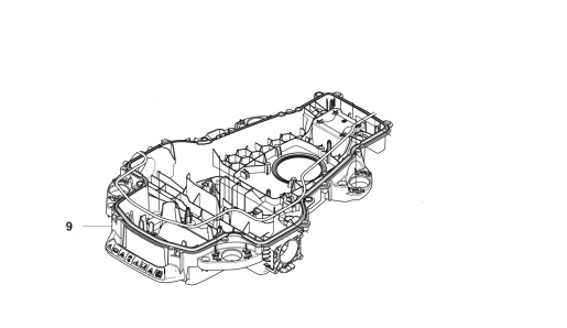 Lower chassis Nera in the group Automower 430X Nera - 2023 at Motorsågsbutiken (5999101-01)