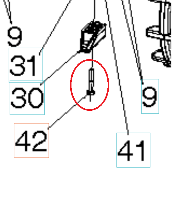 Bolt, 1/4-20X1 1/2 8747804-24 in the group  at Motorsågsbutiken (8747804-24)