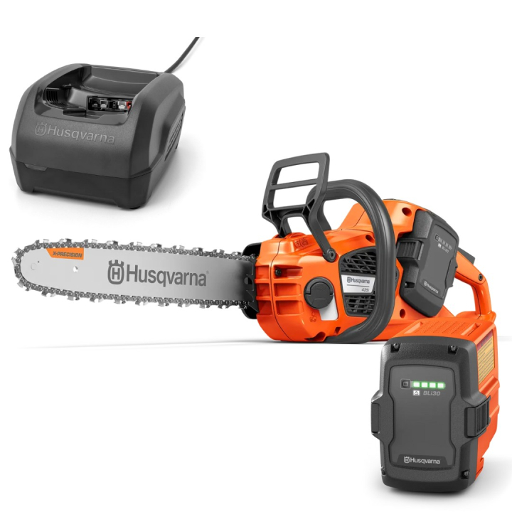 Husqvarna 435i incl. BLi30 & QC250 in the group Forest and Garden Products / Battery operated power tools / Chainsaws at Motorsågsbutiken (9707182)