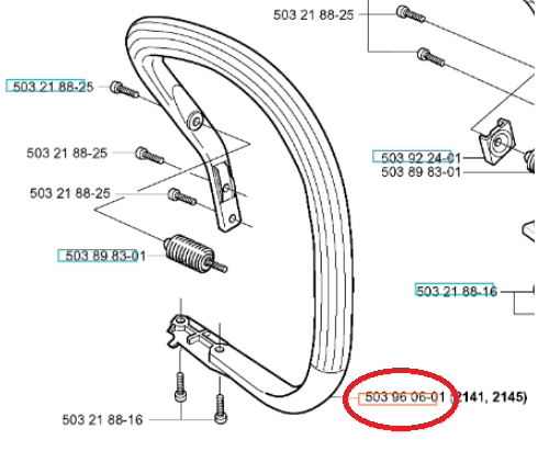 Handle Front 5039606-01